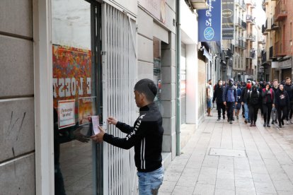 Imatges de la vaga a la ciutat de Lleida
