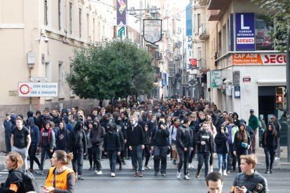 Imatges de la vaga a la ciutat de Lleida
