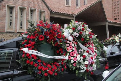 L’església del Sagrat Cor de Balaguer es va quedar petita per acomiadar Yeray Darias Rodríguez.