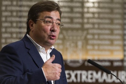 El presidente de Extremadura, Guillermo Fernández Vara.