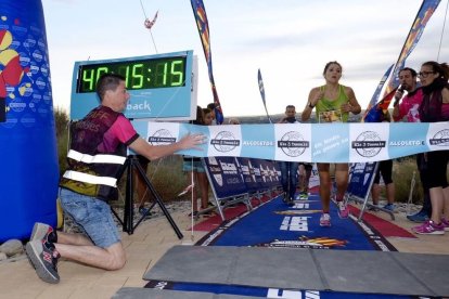 Un momento de la Cursa Els Tres Tossals, que se celebró en Alcoletge.