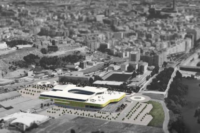 Recreación virtual del centro comercial Gran Gardeny Shopping Center.