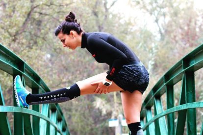 La Marta s'entrena 4 o 5 hores al dia.