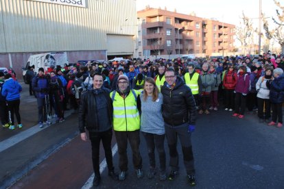La Marxa de la Boira recorrió la banqueta del Canal a su paso por los términos municipales de Mollerussa, Golmés y Vilanova.