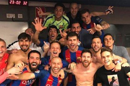 Sergi Roberto va passar ahir a la història a l’anotar el sisè gol que permetia al Barça firmar la golejada més gran de la història i que posava l’equip a quarts de final.