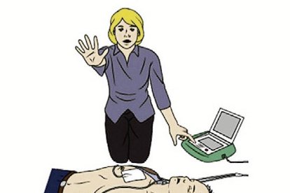 Una de las sesiones formativas impartidas por Creu Roja a alumnos de tercero de ESO del colegio Sagrada Família.