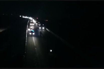 Tall de l'A-2 a Sidamon