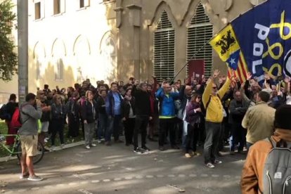 Acte de rebuig a la violència a Lleida