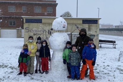 Nevada a Lleida del 9 de gener de 2021