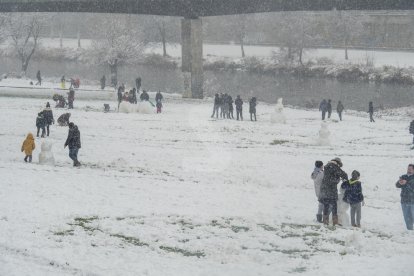 Nevada a Lleida del 9 de gener de 2021