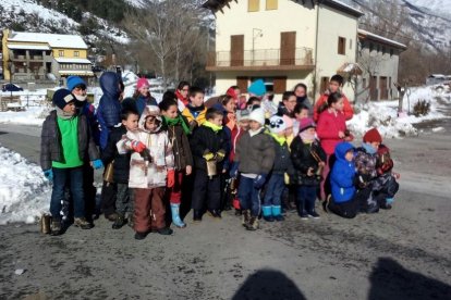 Un momento de la bendición de animales en Blondel.