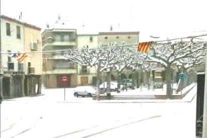 Nevada a Lleida del 9 de gener de 2021