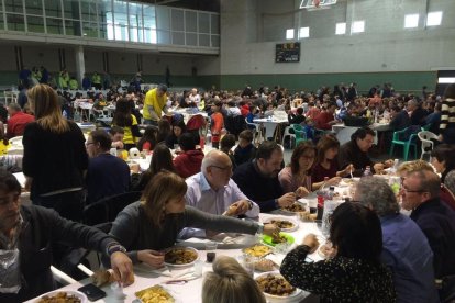 Un momento de la bendición de animales en Blondel.