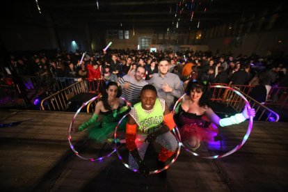 Un momento de la bendición de animales en Blondel.