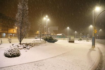 Nevada a Lleida del 9 de gener de 2021