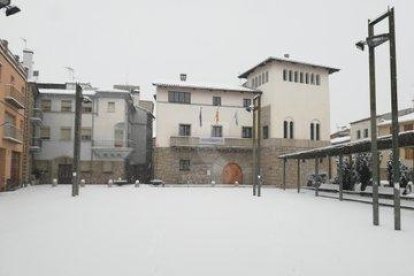 Nevada a Lleida del 9 de gener de 2021