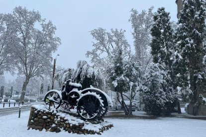 Nevada a Lleida del 9 de gener de 2021