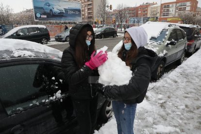 Nevada a Lleida del 9 de gener de 2021