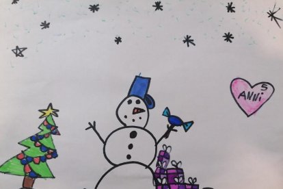 Dibuixa'ns com imagines el teu Nadal.