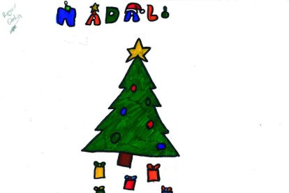 Dibuixa'ns com imagines el teu Nadal.