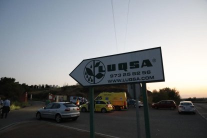 Causat per una deflagració a l'empresa Luqsa, a Sudanell i a prop de Montoliu