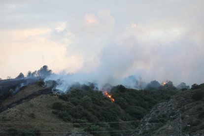 Quema unas 80 hectáreas de Catalunya y Aragón.