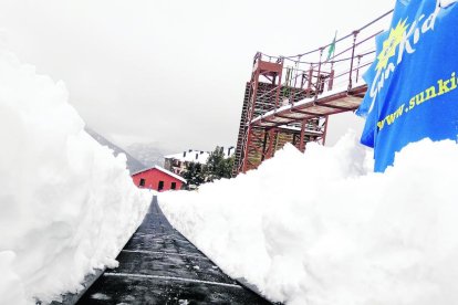 Imagen de una de las pistas de la estación de Espot.