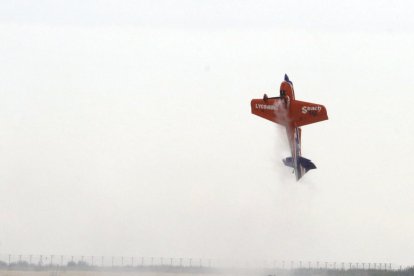 La plataforma de l’aeroport de Lleida-Alguaire es va omplir ahir de visitants en la jornada cabdal del Lleida Air Challenge 2018.