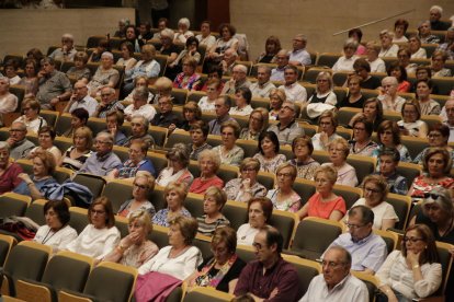 El acto de clausura del Aula de Lleida tuvo lugar en el Auditori con 600 asistentes y actuaciones de canto coral y teatro.