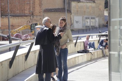 Vista dels acusats, Fernando Blanco i Margarita Garau, ahir durant la tercera sessió del judici.