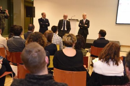 El consejo general de GlobaLleida se celebró ayer en la Llotja.