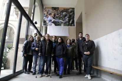 Els fotògrafs autors de les imatges, entre ells Lleonard Delshams, Itmar Fabregat i Amado Forrolla de SEGRE.