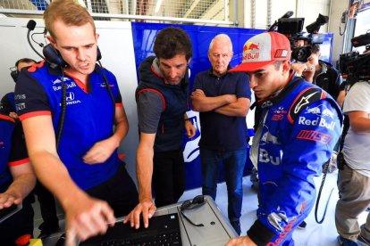 Marc Màrquez dejó impresionados a los miembros de Toro Rosso con sus tiempos.