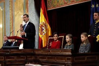 Felip VI diu que el seu pare va impulsar la democràcia