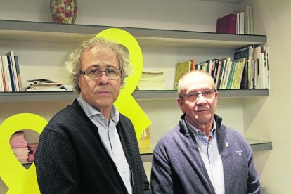 Imatge d’alguns dels assistents a la reunió del PDeCAT que es va celebrar ahir a Lleida.