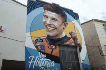 VÍDEO. Marc Márquez, homenatjat a Penelles amb un gran mural