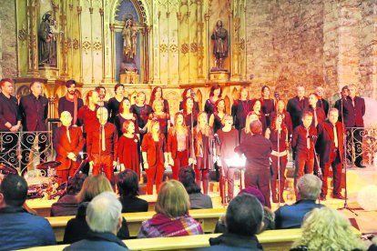 La actuación de Ressó de l’Albada en El Palau d’Anglesola.