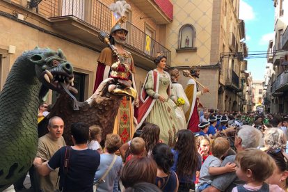 La consellera d’Agricultura, Teresa Jordà, va obrir ahir les festes de Seròs amb la lectura del pregó.