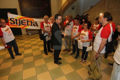 La plataforma 'Sijena sí' reclama al bisbe de Lleida les obres del Museu Diocesà