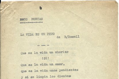 El número 1 de ‘La Trola’, una revista juvenil de Tremp de 1953 con un poema de un Rossell adolescente.