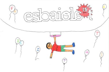 Felicitem amb dibuixos al Festival de Teatre de les Valls d'Àneu