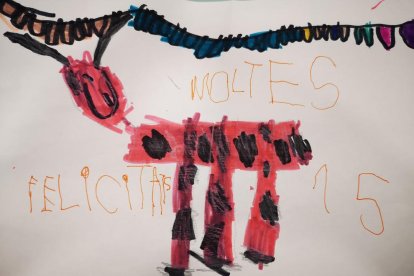 Felicitem amb dibuixos al Festival de Teatre de les Valls d'Àneu