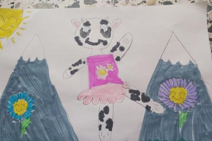 Felicitem amb dibuixos al Festival de Teatre de les Valls d'Àneu