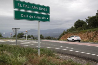 Imatge d’arxiu de l’entrada al coll de Comiols.