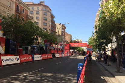 La Vuelta ja talla carrers de Lleida