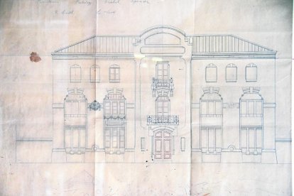Dibuix de detall de Francesc de Paula Morera.