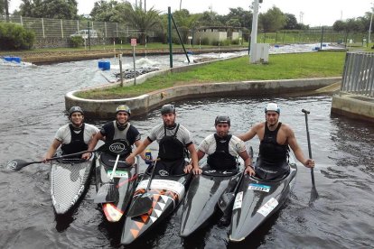 Dani Marzo i Jordi Tebé, els dos lleidatans que entrenen a l’illa de la Reunió.