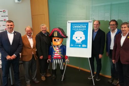 Moment de la presentació del LleidaClick ahir.
