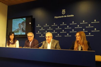 La AECC presentó los datos ayer en la diputación de Lleida.