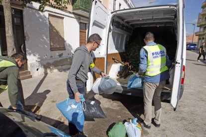 Los Mossos desplegaron un amplio dispositivo para llevar a cabo la redada antidroga